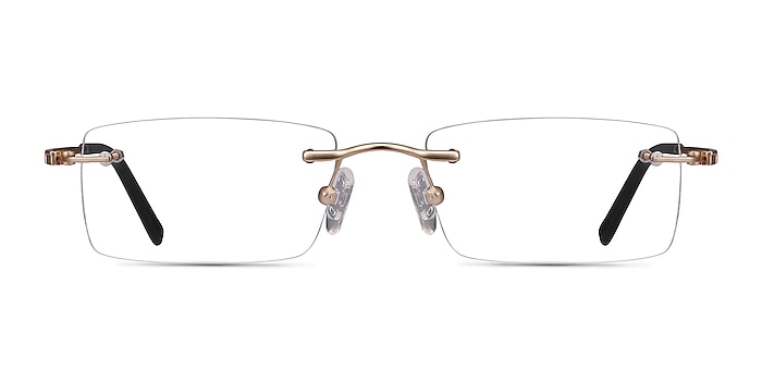 Percy Light Golden Métal Montures de lunettes de vue d'EyeBuyDirect