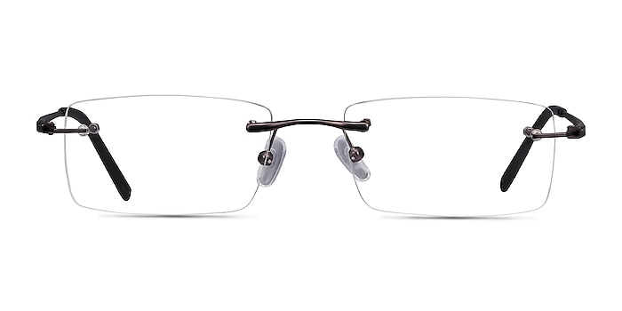 Percy Gunmetal Metal Eyeglass Frames from EyeBuyDirect