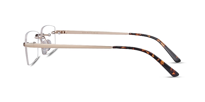 Noble Doré Métal Montures de lunettes de vue d'EyeBuyDirect