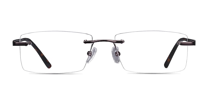 Noble Gunmetal Métal Montures de lunettes de vue d'EyeBuyDirect