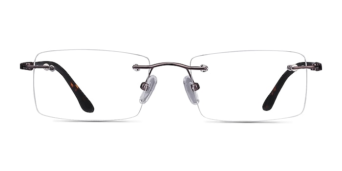 Orion Dark Gunmetal Metal Eyeglass Frames from EyeBuyDirect