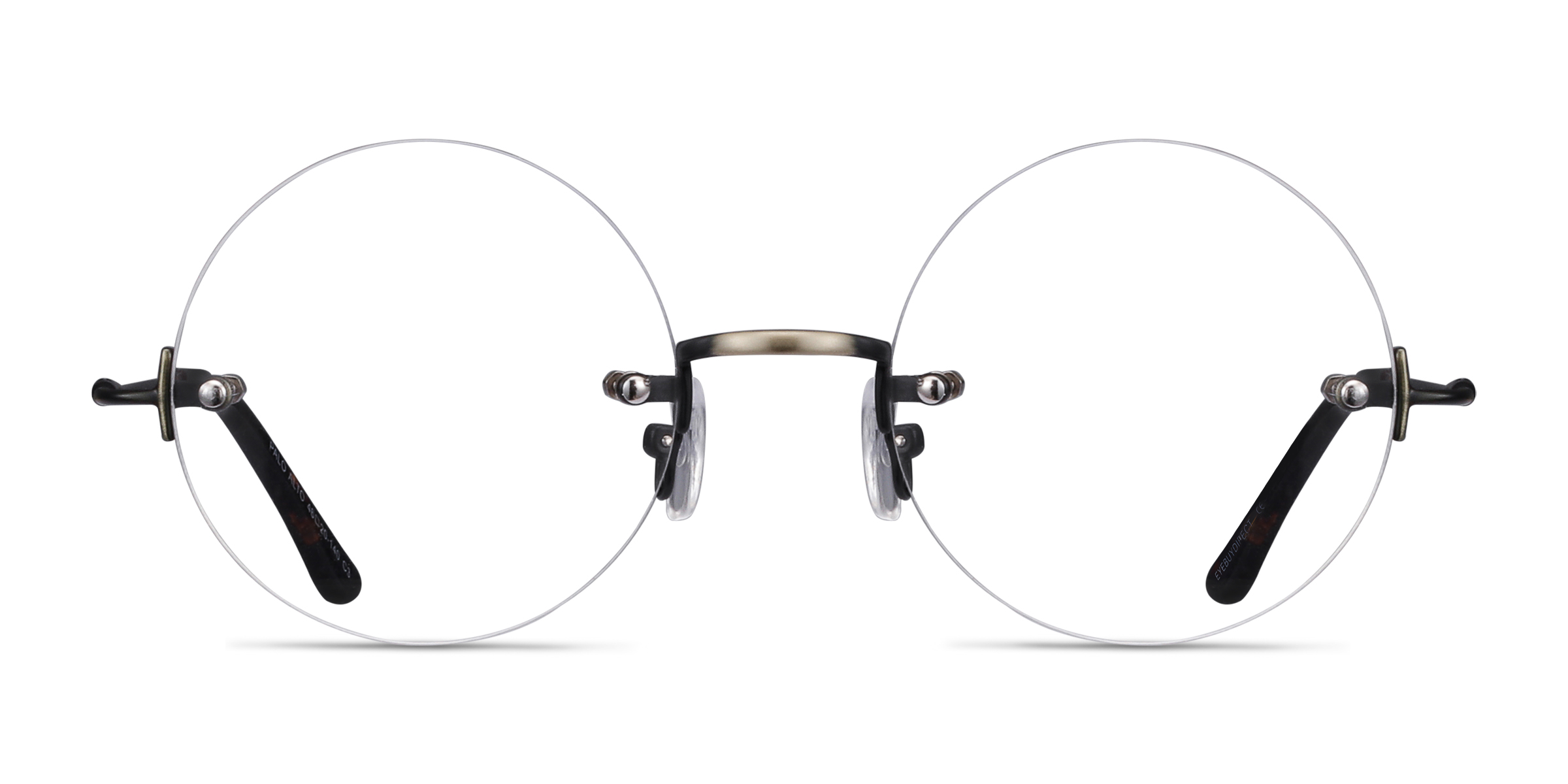 Palo Alto Round Bronze Rimless Eyeglasses Eyebuydirect Canada