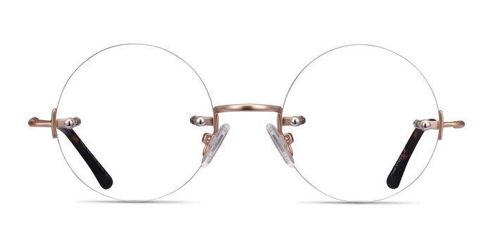 Palo Alto Doré Métal Montures de lunettes de vue d'EyeBuyDirect