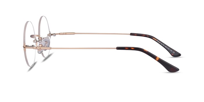 Palo Alto Golden Metal Eyeglass Frames from EyeBuyDirect