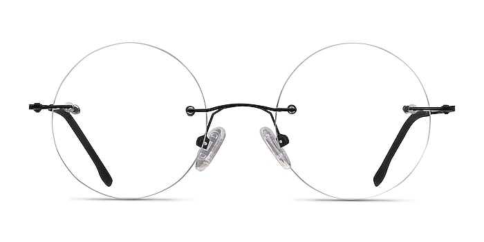 Altus Noir Métal Montures de lunettes de vue d'EyeBuyDirect