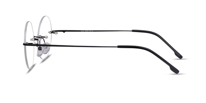 Altus Noir Métal Montures de lunettes de vue d'EyeBuyDirect