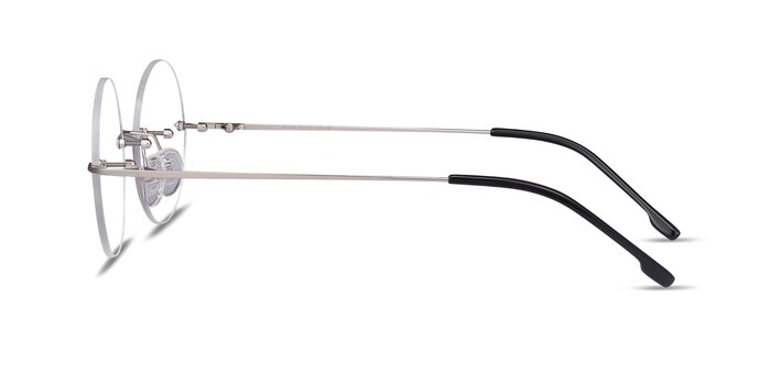 Altus Argenté Métal Montures de lunettes de vue d'EyeBuyDirect
