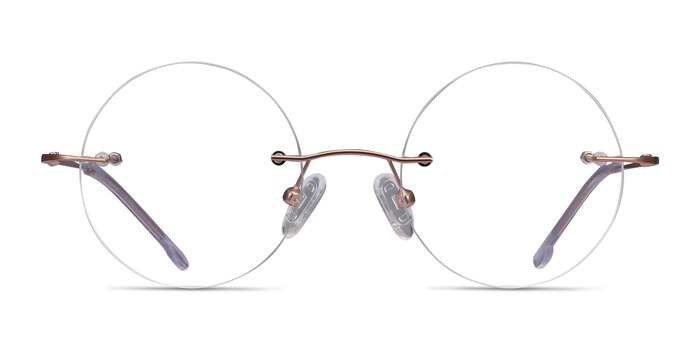 Altus Rose Gold Metal Eyeglass Frames from EyeBuyDirect