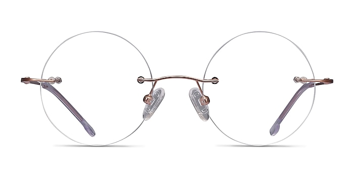 Altus Rose Gold Metal Eyeglass Frames from EyeBuyDirect