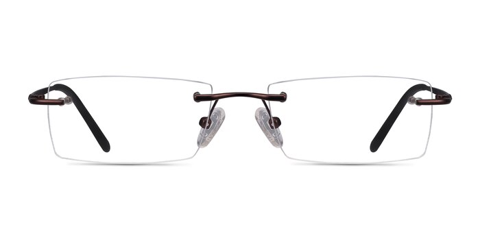 Regis Brown Metal Eyeglass Frames from EyeBuyDirect