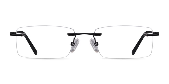 Earl Black Metal Eyeglass Frames from EyeBuyDirect