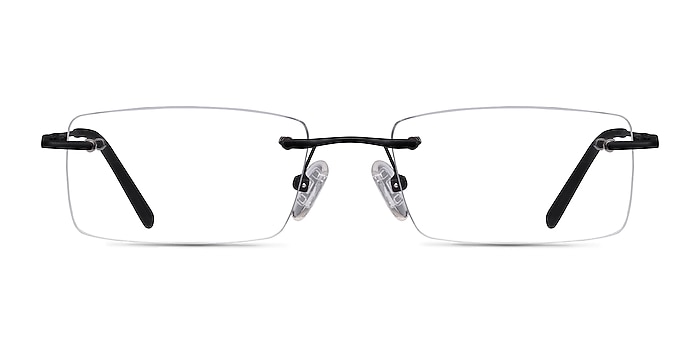 Earl Black Metal Eyeglass Frames from EyeBuyDirect