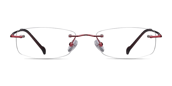 Lithe Cinnamon Red Metal Eyeglass Frames from EyeBuyDirect