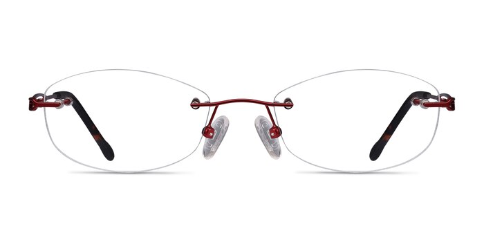 Create Burgundy Metal Eyeglass Frames from EyeBuyDirect