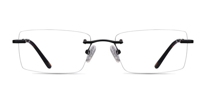 Enterprise Black Metal Eyeglass Frames from EyeBuyDirect
