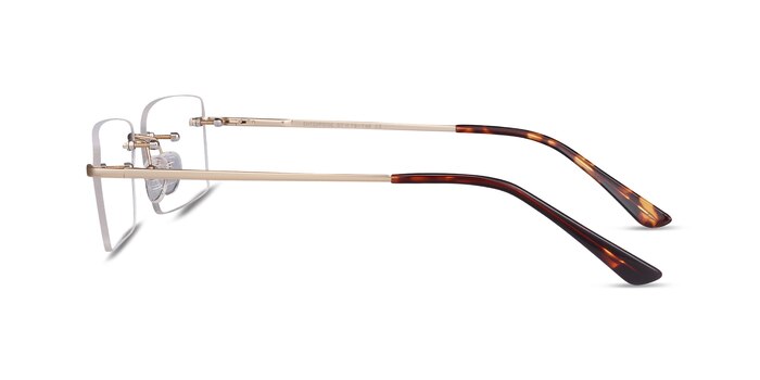 Enterprise Doré Métal Montures de lunettes de vue d'EyeBuyDirect