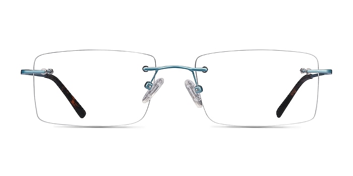 Evolve Bleu Métal Montures de lunettes de vue d'EyeBuyDirect