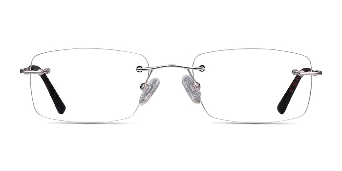 Forge Silver Metal Eyeglass Frames from EyeBuyDirect
