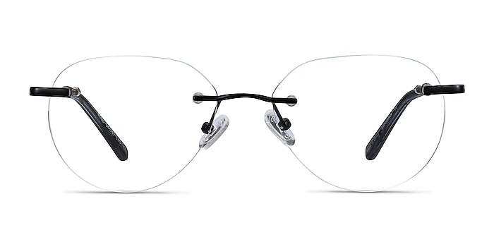 Feel Black Metal Eyeglass Frames from EyeBuyDirect