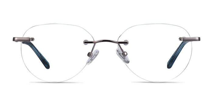 Feel Silver Metal Eyeglass Frames from EyeBuyDirect