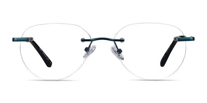 Feel Navy Metal Eyeglass Frames from EyeBuyDirect