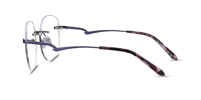 Belle Violet Métal Montures de lunettes de vue d'EyeBuyDirect