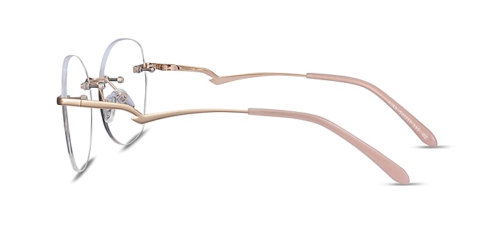 Ajar Doré Métal Montures de lunettes de vue d'EyeBuyDirect