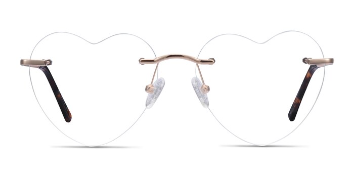 Bae Gold Metal Eyeglass Frames from EyeBuyDirect
