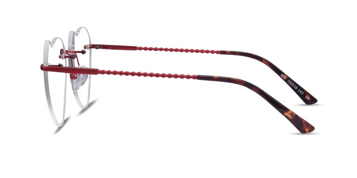 Bae Burgundy Métal Montures de lunettes de vue d'EyeBuyDirect