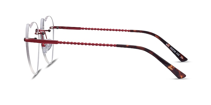 Bae Burgundy Métal Montures de lunettes de vue d'EyeBuyDirect