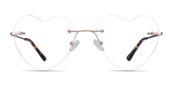 Love Or rose Métal Montures de lunettes de vue d'EyeBuyDirect