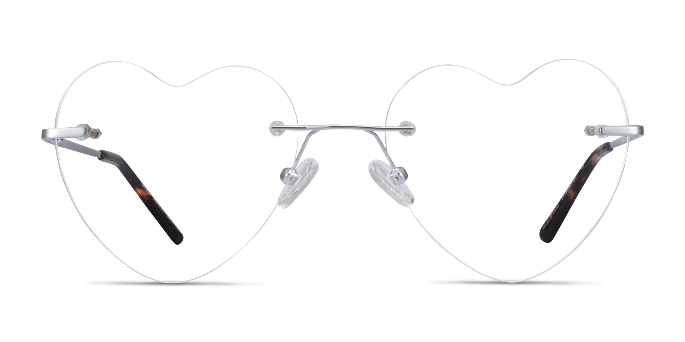 Lunettes De Soleil Cœur - Pour Mariée Et Marié - Design Ovale Noir Et Cœur Blanc - UV Protection - Mariage Plage - 7