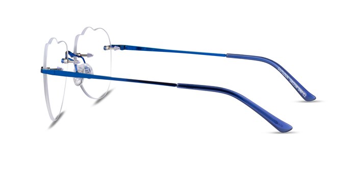Outlook Bleu Métal Montures de lunettes de vue d'EyeBuyDirect