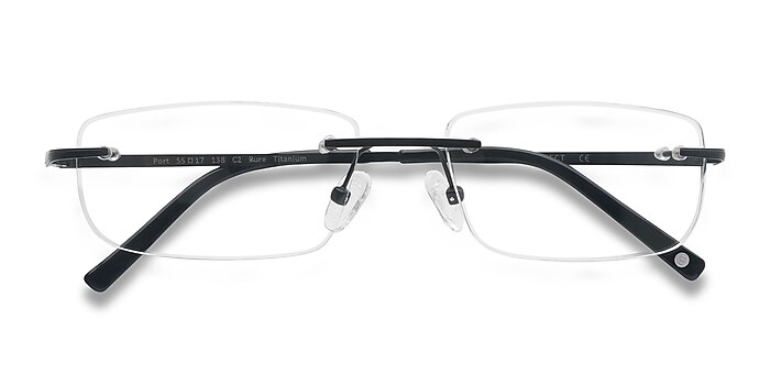 Black Port -  Lightweight Titanium Eyeglasses