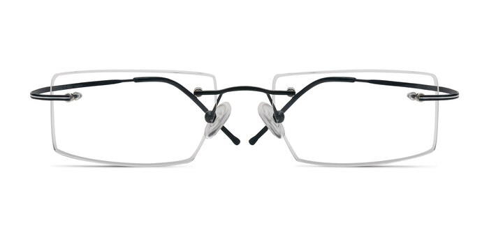 Divide Black Titanium Eyeglass Frames from EyeBuyDirect