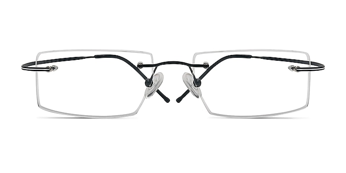 Divide Black Titanium Eyeglass Frames from EyeBuyDirect