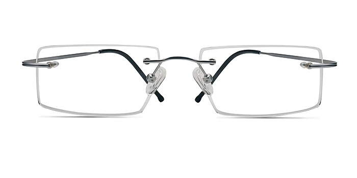 Divide Gray Titanium Eyeglass Frames from EyeBuyDirect