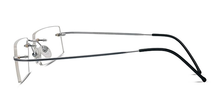 Divide Gray Titanium Eyeglass Frames from EyeBuyDirect