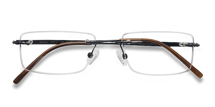 Black Wheeler -  Lightweight Titanium Eyeglasses