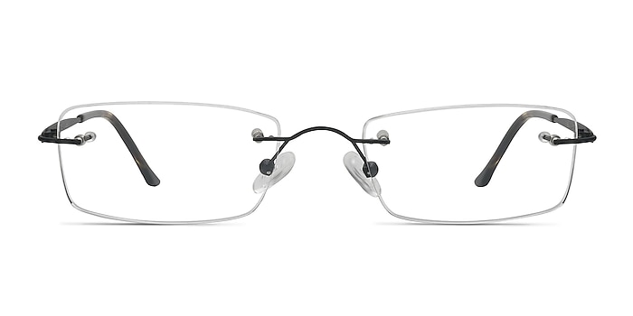 Diffuse Black Titanium Eyeglass Frames from EyeBuyDirect