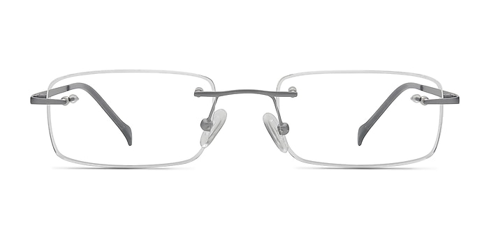 Paragon Gray Titanium Eyeglass Frames from EyeBuyDirect