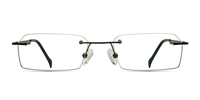 Floe Green Titanium Eyeglass Frames from EyeBuyDirect