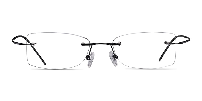 Giroux Black Titanium Eyeglass Frames from EyeBuyDirect