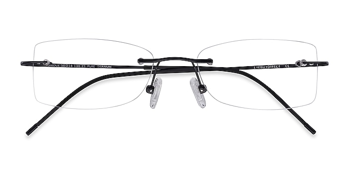 Black Giroux -  Lightweight Titanium Eyeglasses