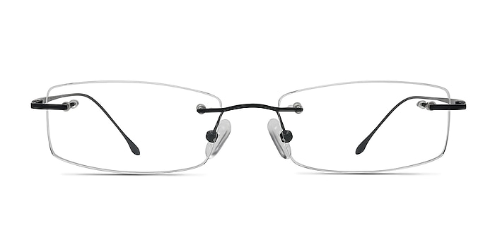 Gallivant Black Titanium Eyeglass Frames from EyeBuyDirect