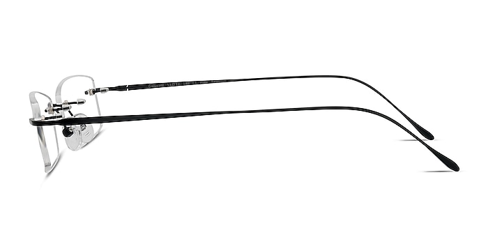 Gallivant Noir Titane Montures de lunettes de vue d'EyeBuyDirect