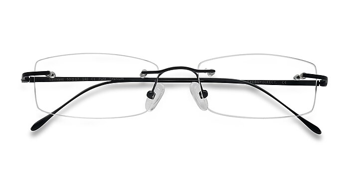 Black Gallivant -  Lightweight Titanium Eyeglasses