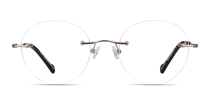 Shine Gold Titanium Eyeglass Frames from EyeBuyDirect