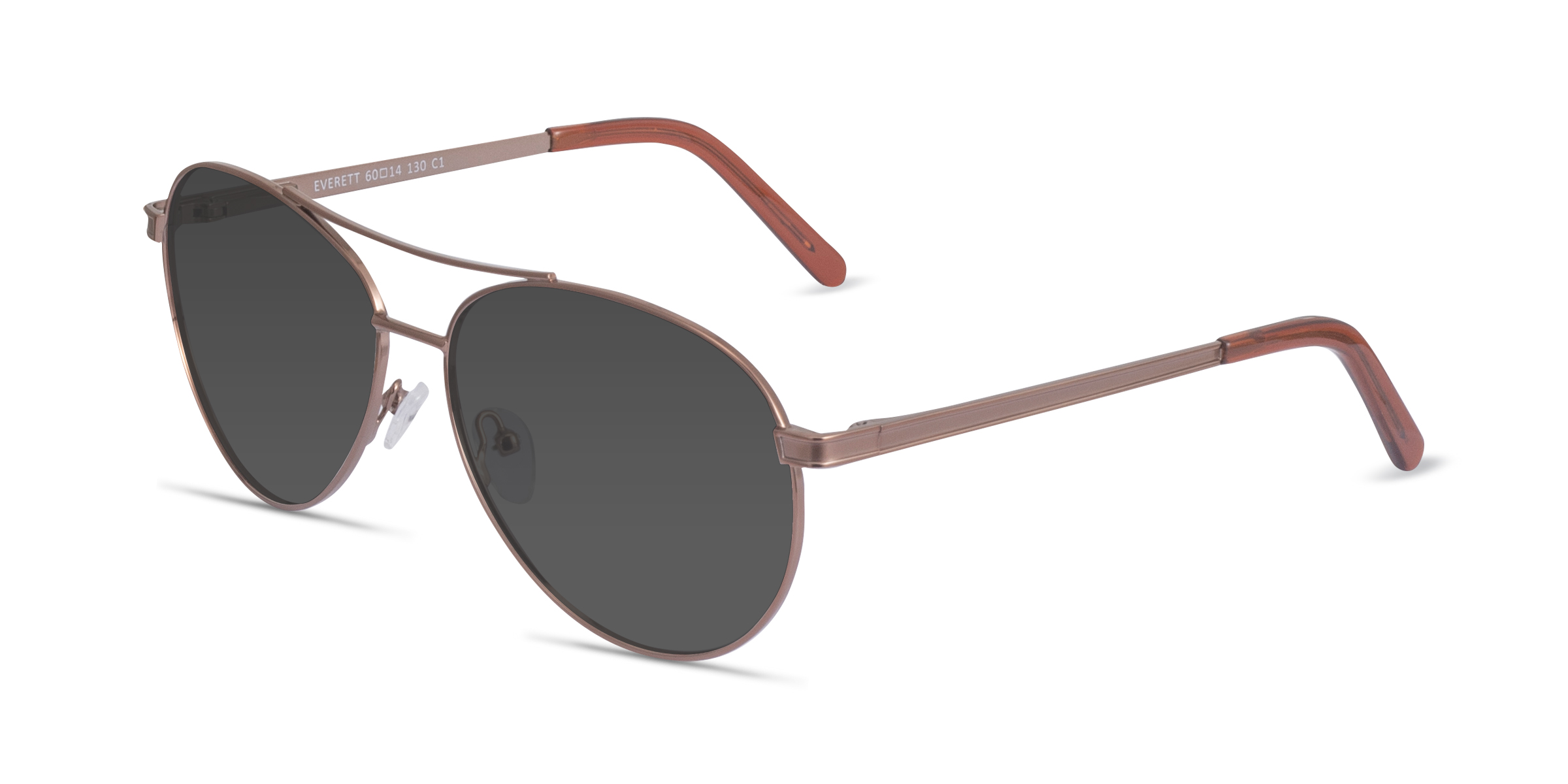 Everett Aviator Brown Frame Sunglasses For Men Eyebuydirect Canada