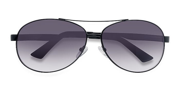 Black Santorini -  Vintage Metal Sunglasses